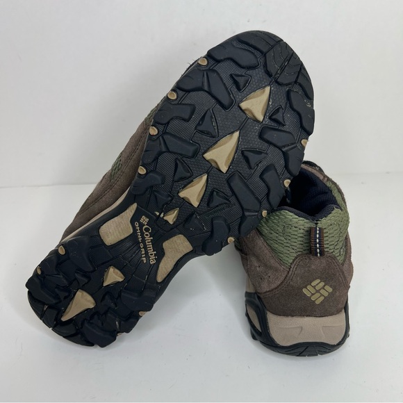 Columbia Green and Brown Athletic hiking Trail Shoes - Picture 5 of 6
